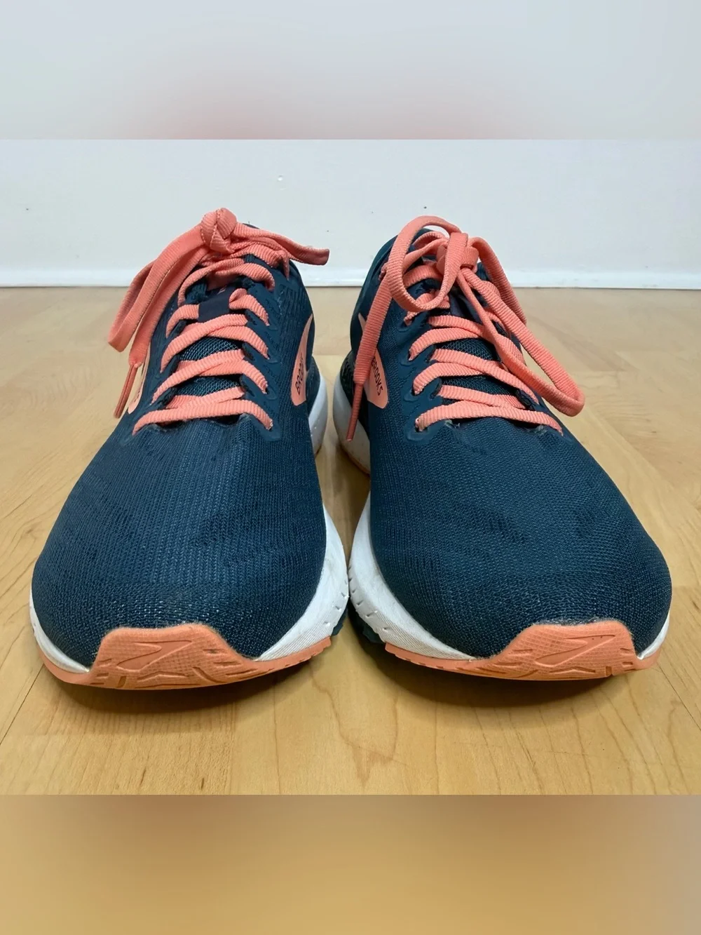 Brooks Women’s Navy with Coral Lace Running Shoes